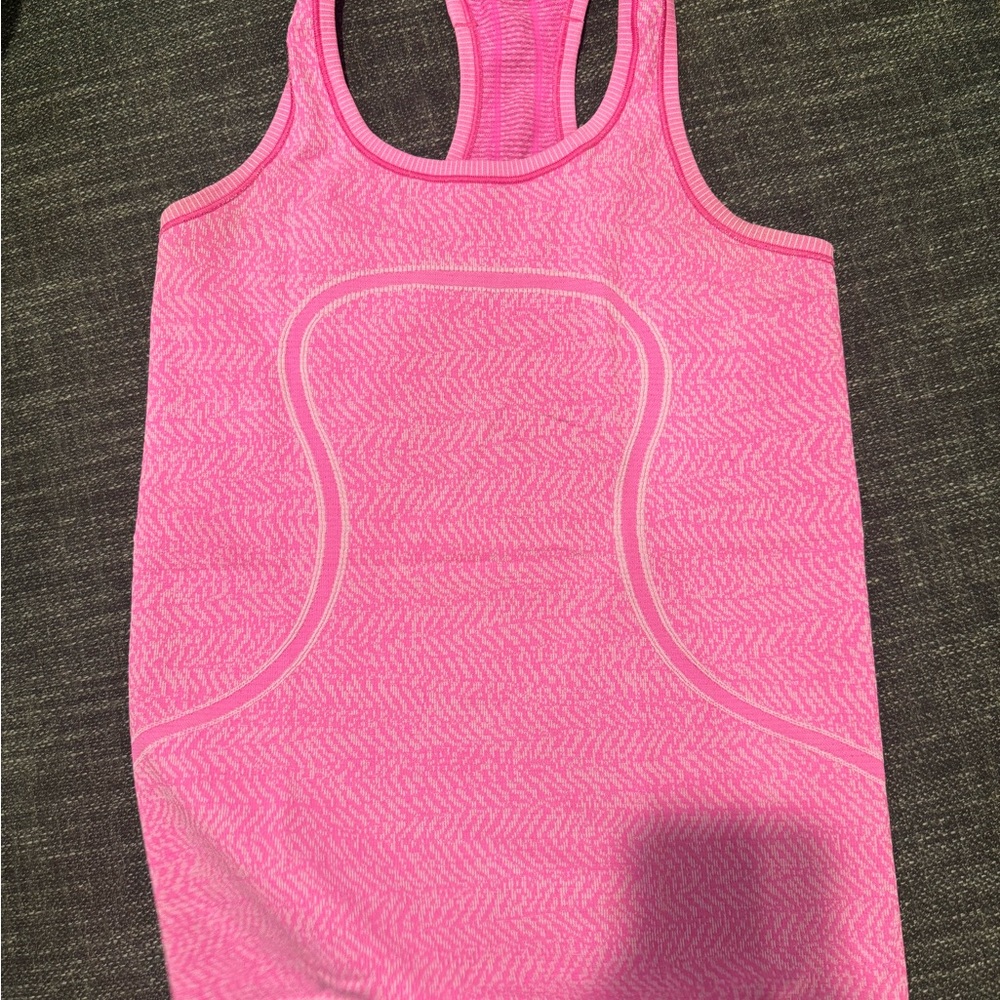 lululemon athletica Pink Racerback Tank Top